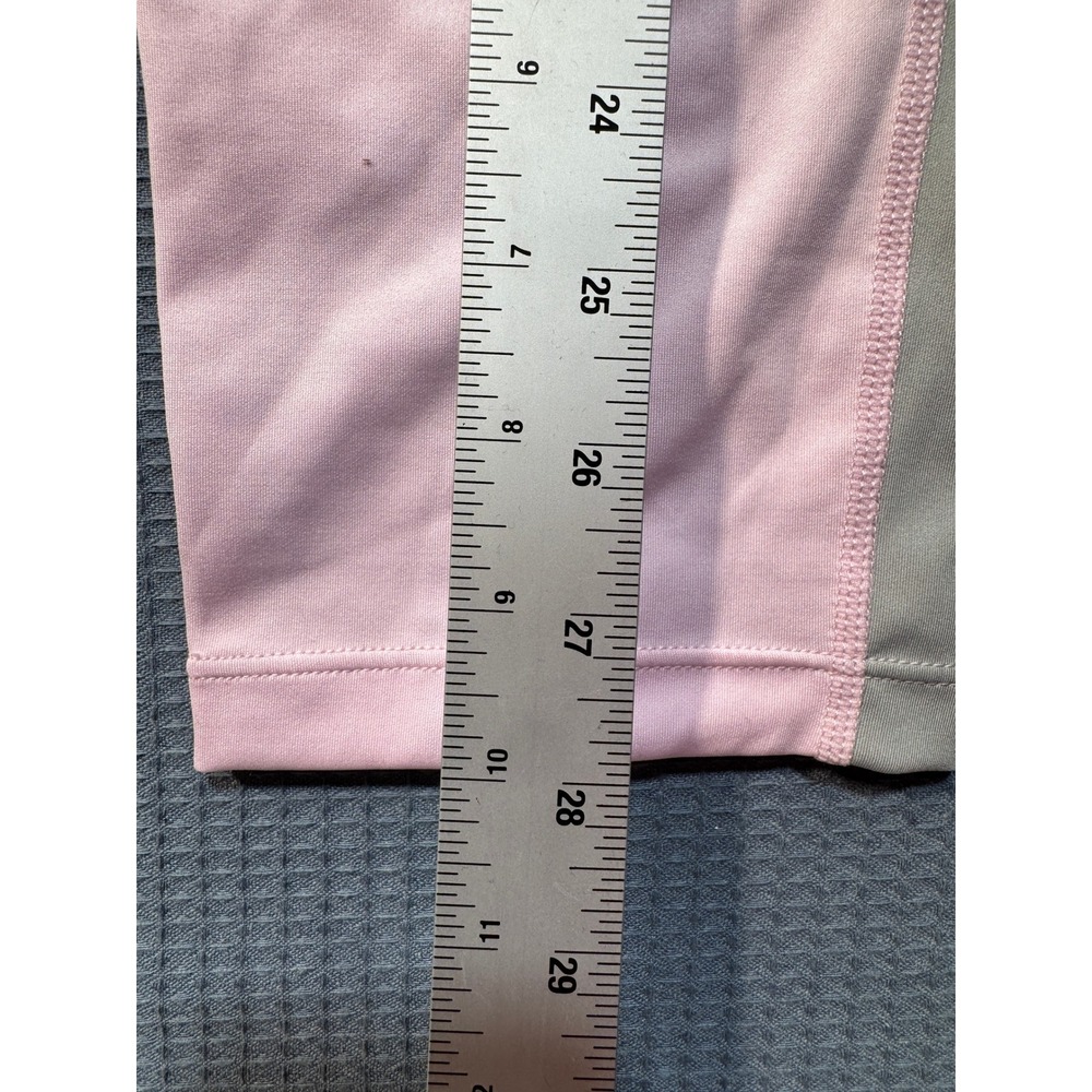 Nike One Capri Leggings Girls XL Pink Navy Grey - Picture 11 of 12